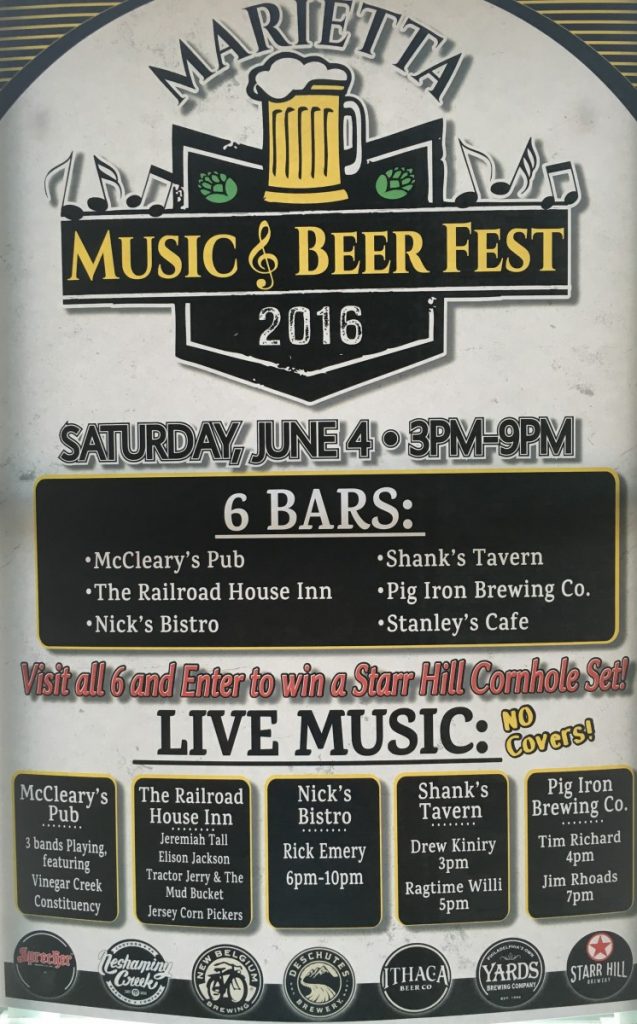 Blues Festival & Pub Crawl 2016 Marietta, PA